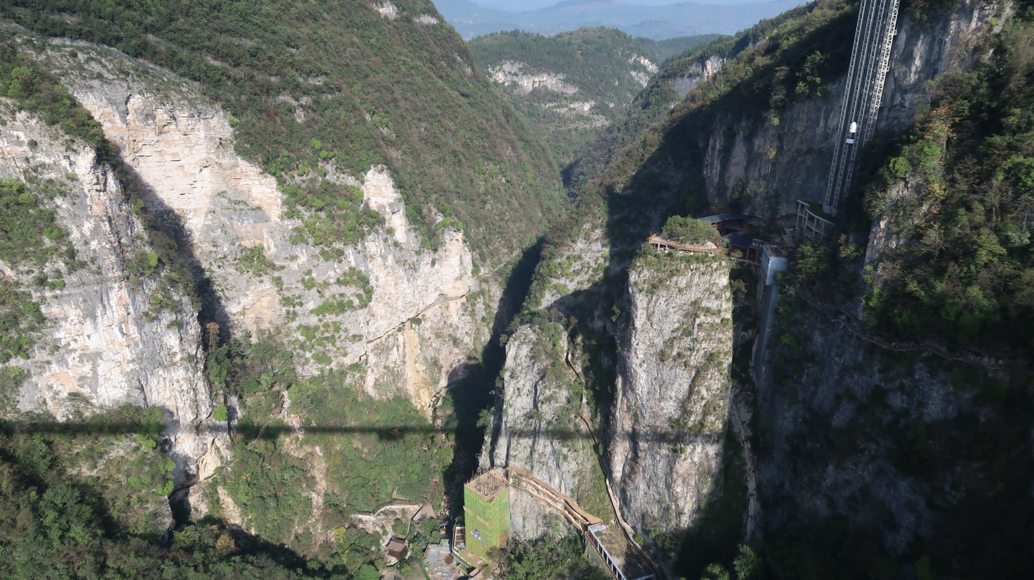 Zhangjiajie National Park Canyon Glasbrigde