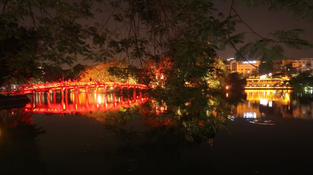 Hanoi rote Brücke
